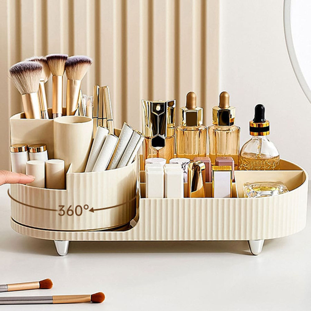 Skincare B Erl - 360° Rotatable Makeup Storage Organizer Multi-grid