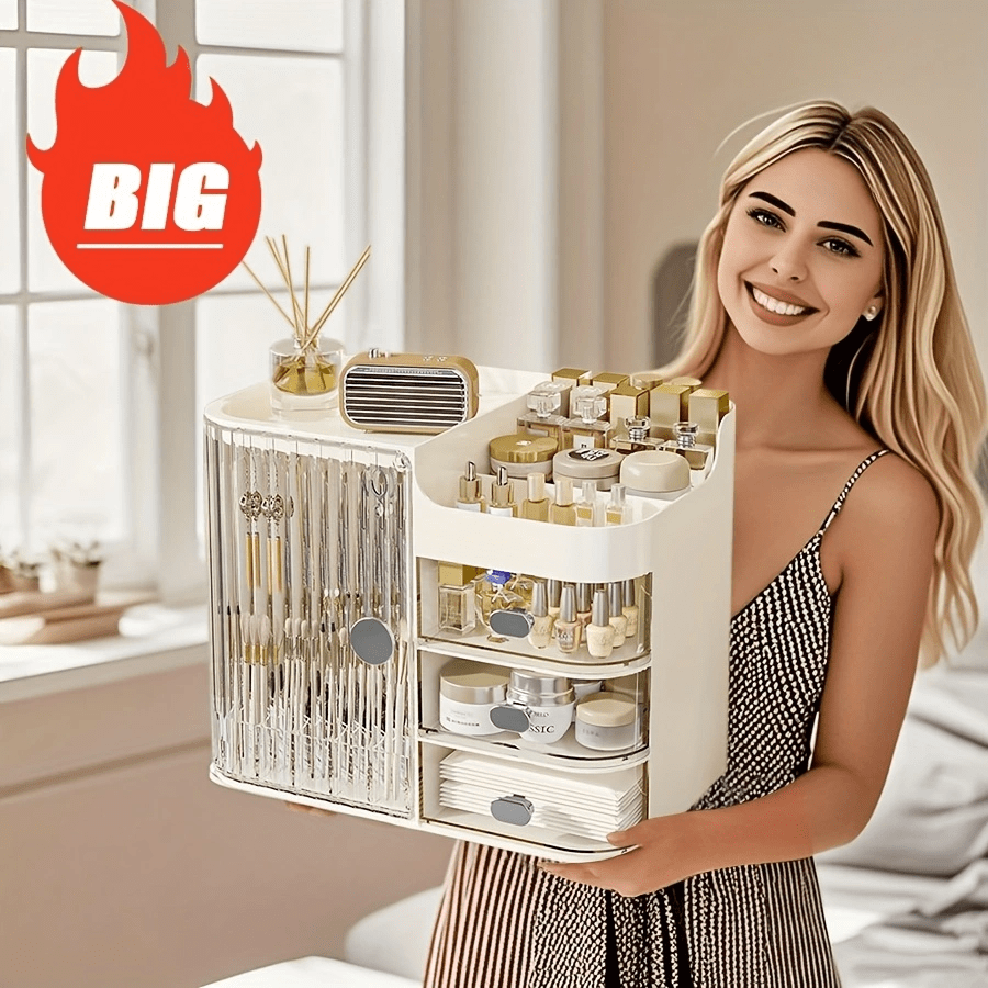 Large Capacity Vanity Makeup O - огляд і ціна Skincare B Erl