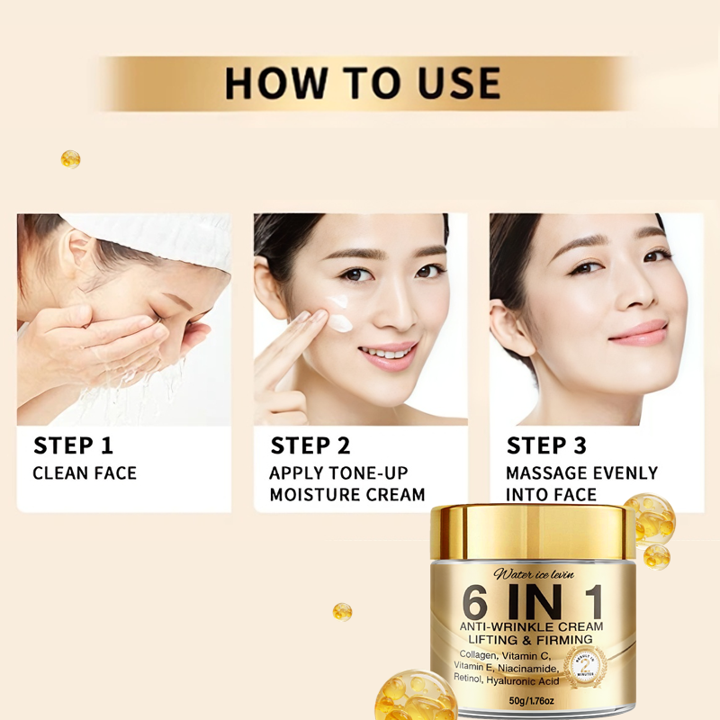 6-In-1 Anti-Wrinkle Cream. Lif - огляд і ціна Skincare Retinol