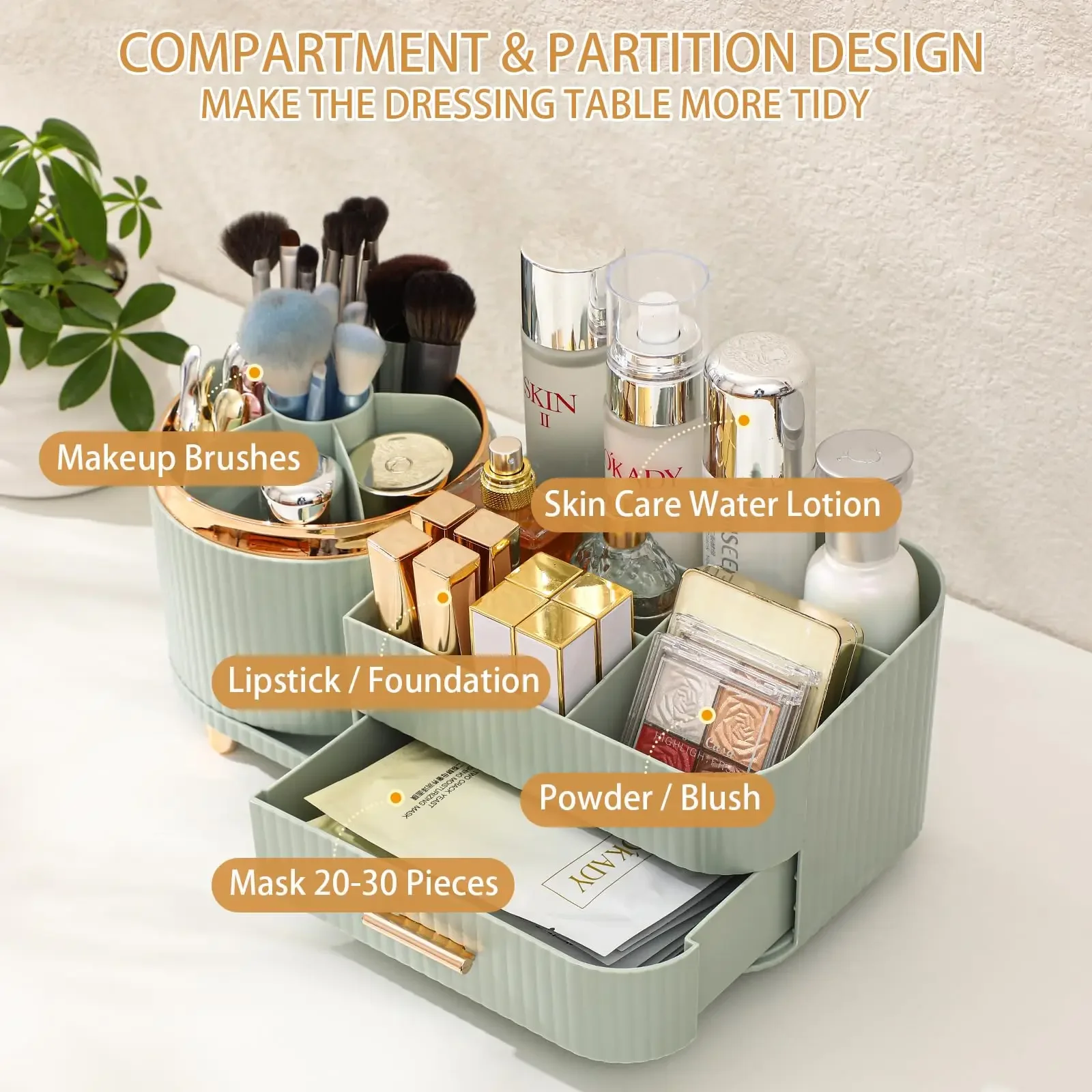 Makeup Brush Holder Large Capa - огляд і ціна Skincare B Erl