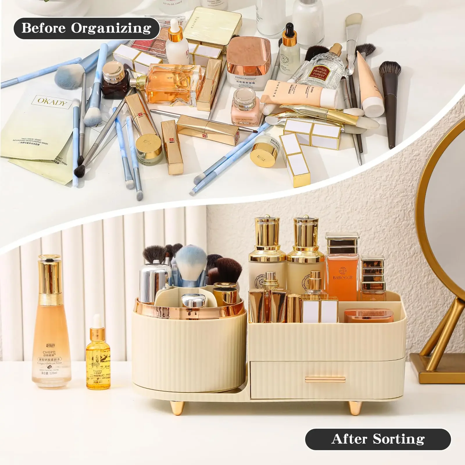Makeup Brush Holder Large Capa - огляд і ціна Skincare B Erl