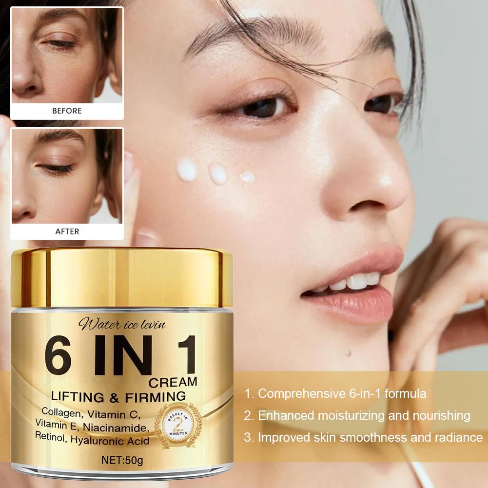 6 IN 1 Collagen Face Cream Lif - огляд і ціна Skincare Retinol
