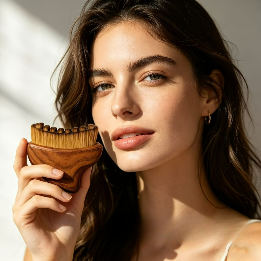 1PC Facial Massage Brush, Angl - огляд і ціна Skincare B Erl