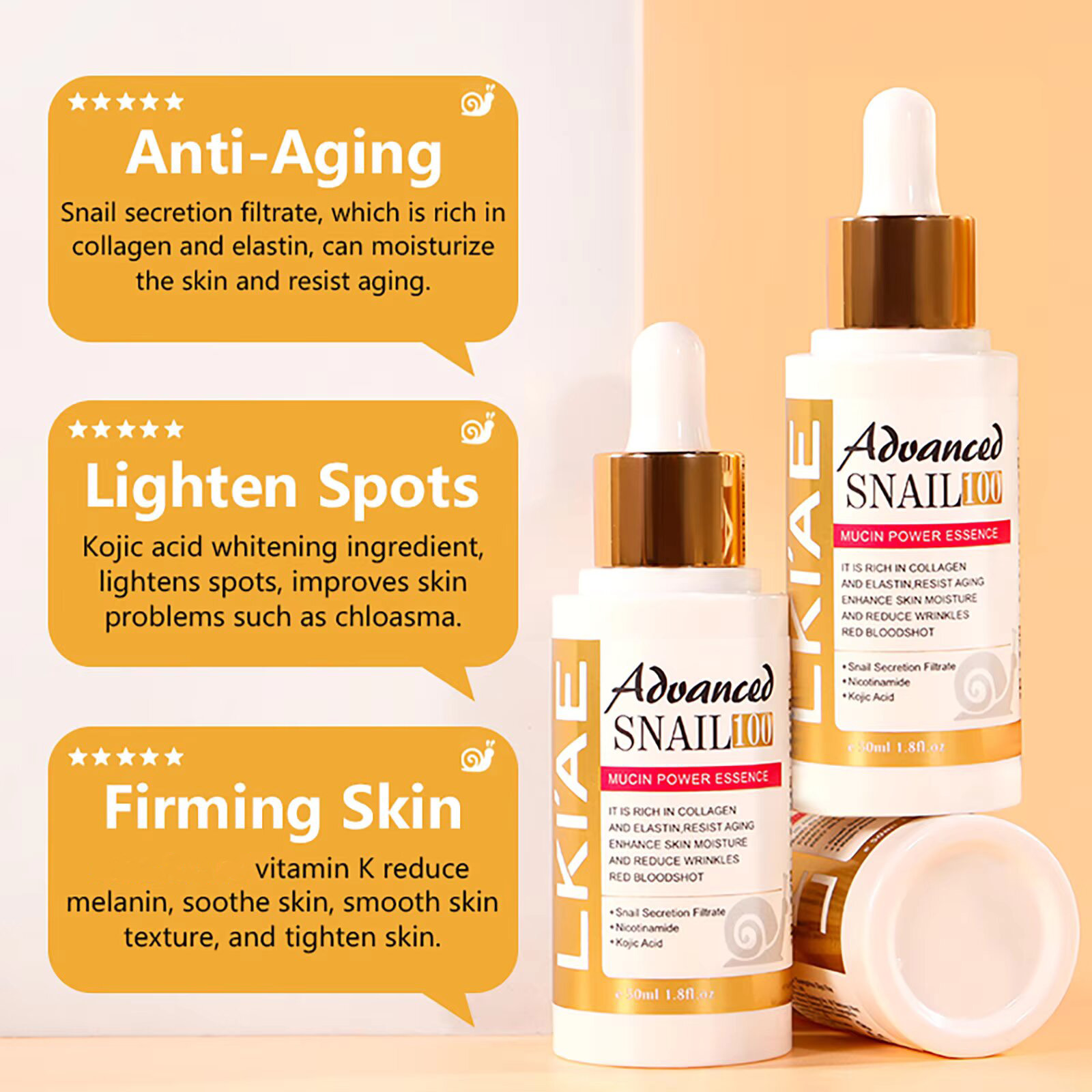LKIAE Advanced Snail Mucin Wom - огляд і ціна Snail Mucin Essence