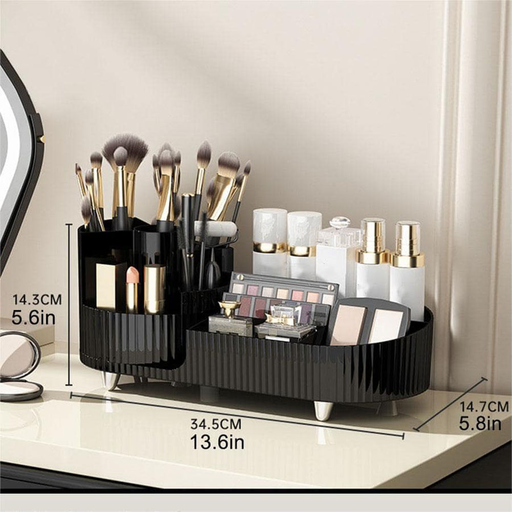360° Rotatable Makeup Storage  - огляд і ціна Skincare B Erl