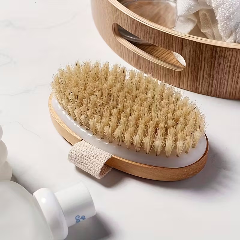 Wooden Bristle Body Brush Natu - огляд і ціна Skincare B Erl